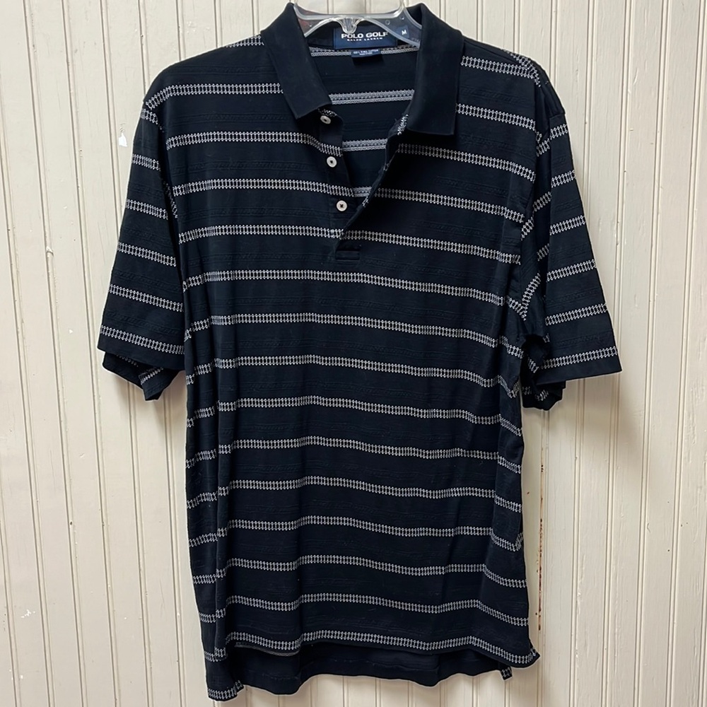 Polo Golf Ralph Lauren SZ M  Black/White design